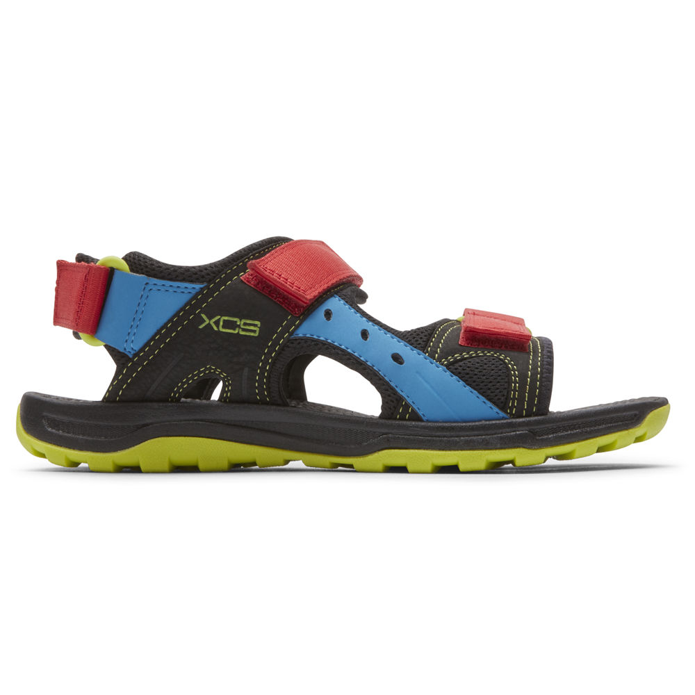 Rockport Sandaler Herre Svart - Trail Technique Adjustable Velcro - SCKJ82059